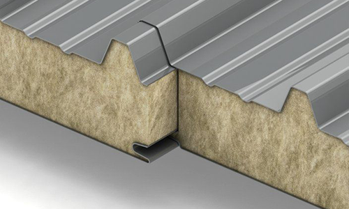 Сендвіч-панелі дахові з наповнювачем з мінеральної вати