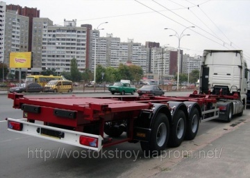 ВАРЗ-НПК-2912 (НQ) 3-осний напівпричіп-контейнеровіз вантажопідйомністю 33 700 кг