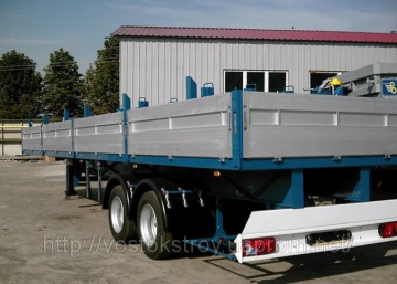2-осний напівпричеп-лістовоз вантажопідйомністю 36 700 кг