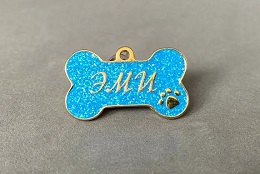 Именный шильд для собаки Pin Factory г. Киев