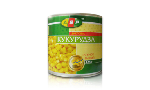 Купити консервовану Кукурудзу ТМ ASP по Україні