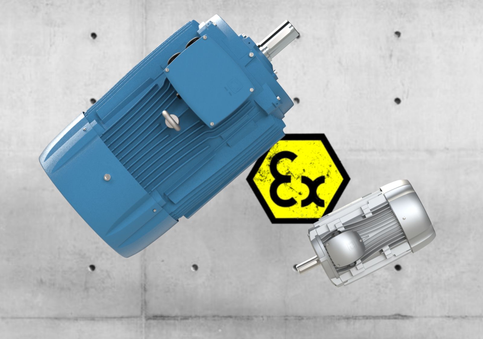 Silniki elektryczne przeciwwybuchowe ATEX, producent MOTIVE