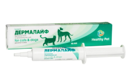 Дермалайф - протиалергійний та протизапальний засіб для котів та собак, ТМ Healthy Pet