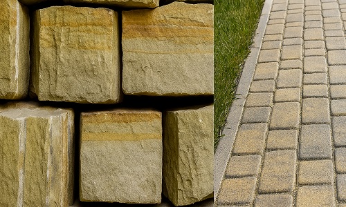 Kup blok piaskowca od producenta – kamieniołom Yampil
