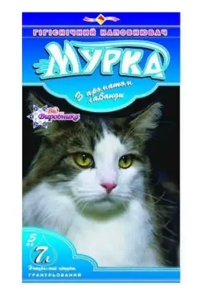 Бентонітовий гігієнічний наповнювач для котів Мурка, 5 кг