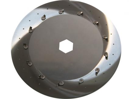 Tarcza wysiewająca Gaspardo ze stali nierdzewnej, Charków